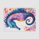 Search for seahorse tissue paper Multicolor
