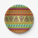 Search for african pattern paper plates Red