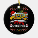 Search for school bus christmas tree decorations Driver