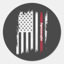 Search for flag distressed stickers Red