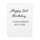Search for template rectangular magnets Happy birthday