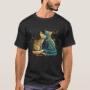 Search for starry night cat tshirts Lover