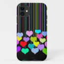 Search for heart symbol iphone cases Black
