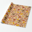 Search for fall leaves gift wrap Colourful