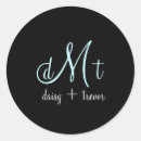 Search for blue monogram stickers Black