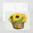Search for happy birthday sunflower postcards Garden