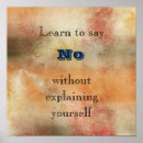 Search for learn to say no posters Wisdom