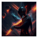 Search for alien face posters Space