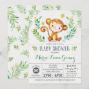 Search for jungle baby boy shower invitations Monkey