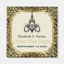 Search for black gold chandelier party invitations Vintage