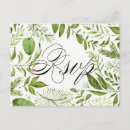 Search for wedding rsvp response postcards Botanical