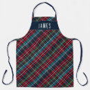 Search for navy aprons Tartan