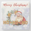 Search for vintage santa coasters Merry christmas