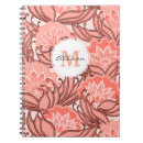 Search for coral monogram notebook notebooks Trendy