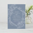 Search for blue and white invitations Floral