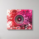 Search for paint splatter canvas prints Red