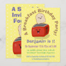 Search for cartoon breakfast invitations Cute