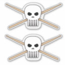 Search for hard rock stickers Skull