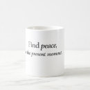 Search for peace of mind mugs Meditation