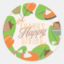 Search for turkey dinner stickers Pumpkin