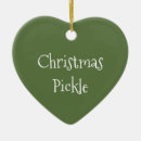 Search for pickle christmas tree decorations Typography