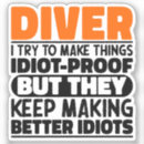 Search for swimming diving stickers Fish