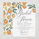 Search for citrus bridal shower invitations Summer