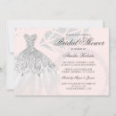 Search for rose gold bridal shower invitations Gown