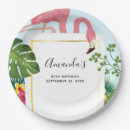 Search for pink flamingo plates Summer