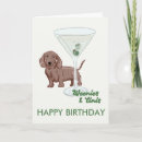 Search for martini birthday cards Dog