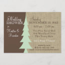 Search for pine tree bridal shower invitations Woods