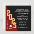 Search for red black graduation invitations Grad party