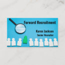Search for recruiting business cards Recruitment