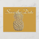 Search for pineapple save the dates Gold