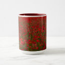 Search for red poppy mugs Nature