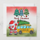 Search for school bus christmas cards Driver