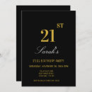 Search for stylish 21st birthday invitations Elegant