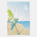 Search for beach scene tea towels Palm trees