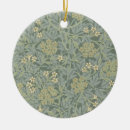 Search for blue and green pattern christmas tree decorations William morris