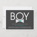 Search for bow tie baby boy shower invitations Modern