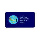 Search for dive return address labels Ocean
