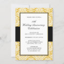 Search for gold damask invitations Sophisticated