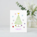 Search for funny clothing postcards Christmas tree