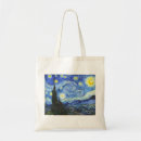 Search for vincent van gogh tote bags Blue