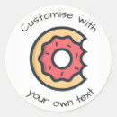 Search for cartoon doughnuts stickers Cute