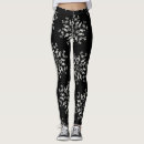 Search for black and white snowflake snowflake leggings Pattern