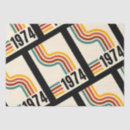 Search for 50th birthday tissue paper Retro