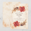 Search for fall floral bridal shower invitations Vintage