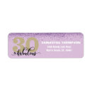 Search for 30 return address labels 30th birthday