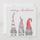 Search for gnomies christmas cards Watercolor